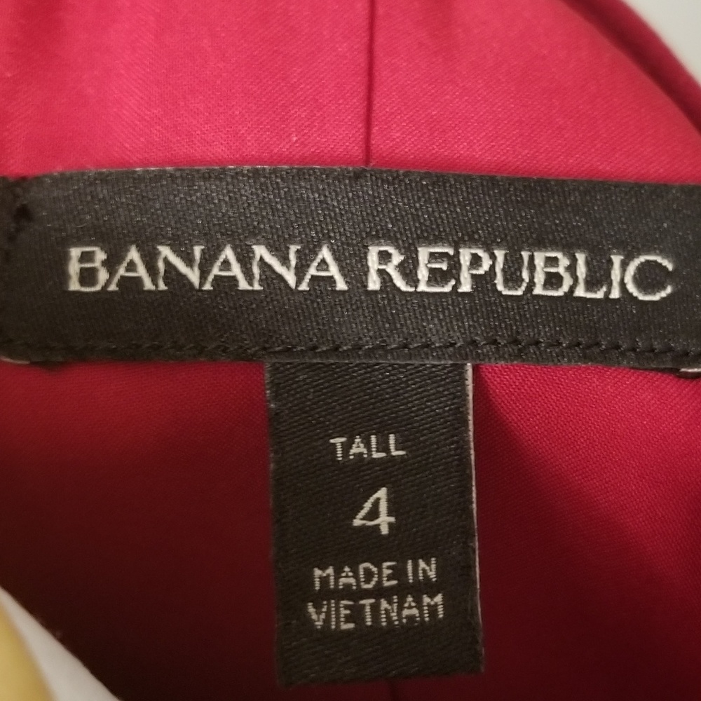 Banana Republic Red Dress - Picture 4 of 4